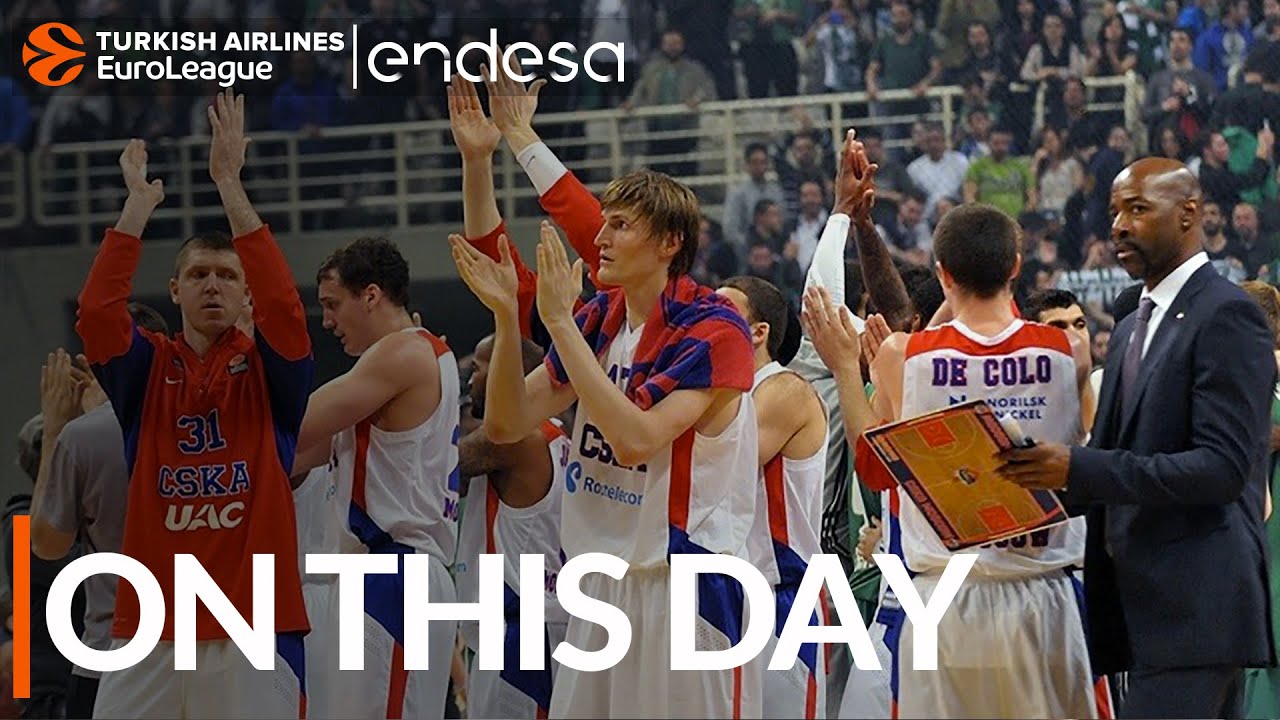 On This Day April 22 2015 Cska Rolls To Another Final Four Youtube