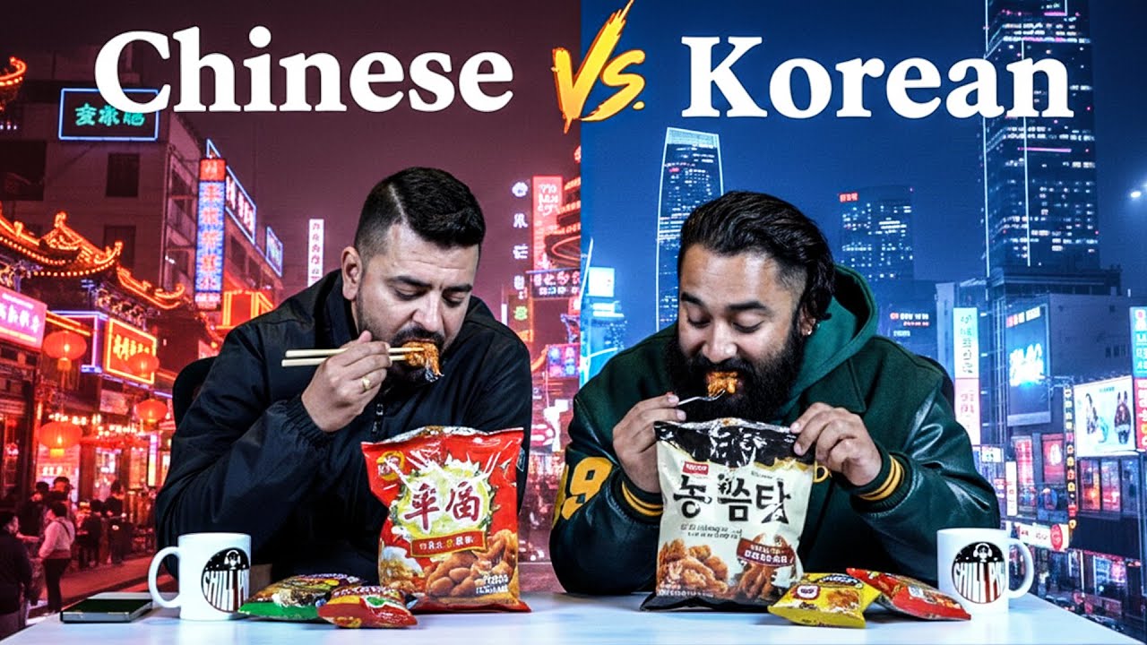 घिच्ने प्रतियोगिता : Chinese Vs Korean