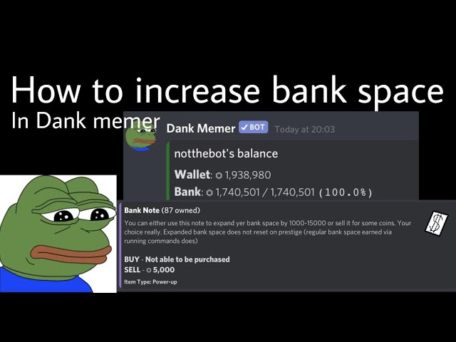 outdated) How to get rich by gambling in Dank Memer 