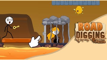 Stickman Puzzle - Road Digging Puzzle (WEEGOON) - Gameplay Walkthrough Level 1-50