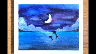 beginners ocean painting night