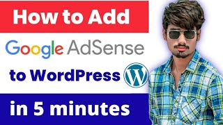 How to Link Wordpress Website to Google AdSense  2023 I Apply for Google Adsense in Hindi