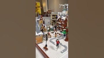 Completing my LEGO Harry Potter Hogsmeade Village.
