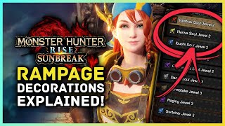 Monster Hunter Rise Sunbreak - New Rampage Decoration System Explained