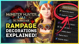 Monster Hunter Rise Sunbreak - New Rampage Decoration System Explained!