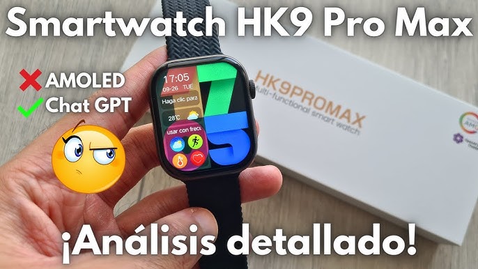 Smartwatch HK9 Pro Plus Plateado - Comprar en Debag