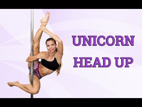 Unicorn pole dance move