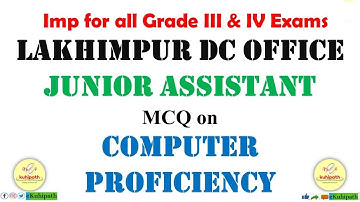 Computer Proficiency Test |Lakhimpur DC Office |Computer Part Solved | IMP for Grade III & Grade IV