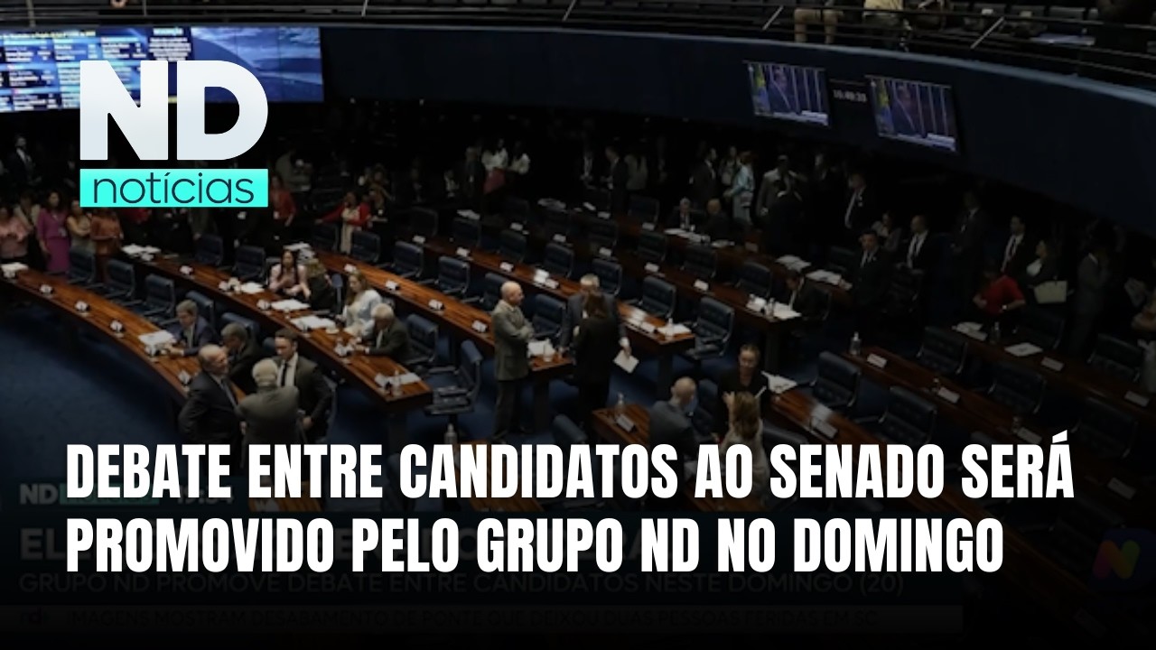 Grupo ND promove debate entre candidatos ao Senado neste domingo (20)