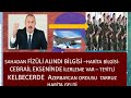 AZERBAYCAN OR.DUSU  CEBRAİLDE İLERLEME VAR   FİZÜLİ ALINDI HABERİ VE KELBECERE YOĞUN T.OP A.TIŞLARI