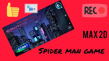 I MADE A SPIDERMAN GAME IN MAX 2D|GAME REVIEW|DEVVLOG|