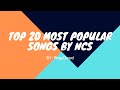 Playcloud  top 20 most popular songs by ncs