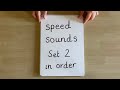 Set 2 speed sounds flashcards for reception and year 1