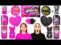 Black vs Pink Food Challenge DaRaDa Challenge