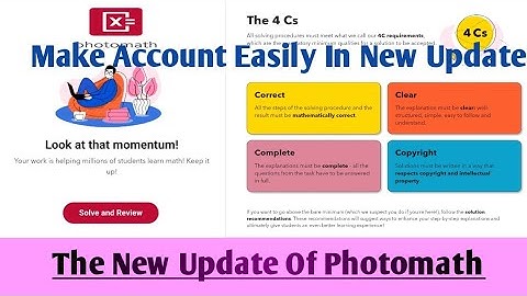 How To Create Account In New Photomath Update | Make Account Easily In New Photomath Update