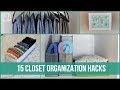 15 closet organization hacks  how to organize your closet   organatic