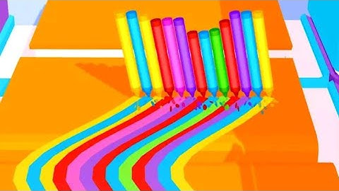 Pencil Rush 3D  MAX LEVEL 🌈🥳 Gameplay All Levels Walkthrough iOS, Android New Game