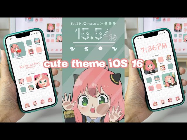 iOS16 Cute Home Screen Customization ~ Anime Theme✨ 