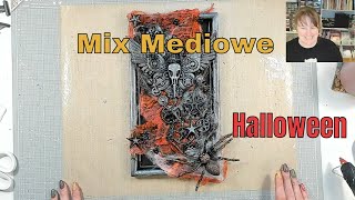 Mixmediowe spotkanie - halloween
