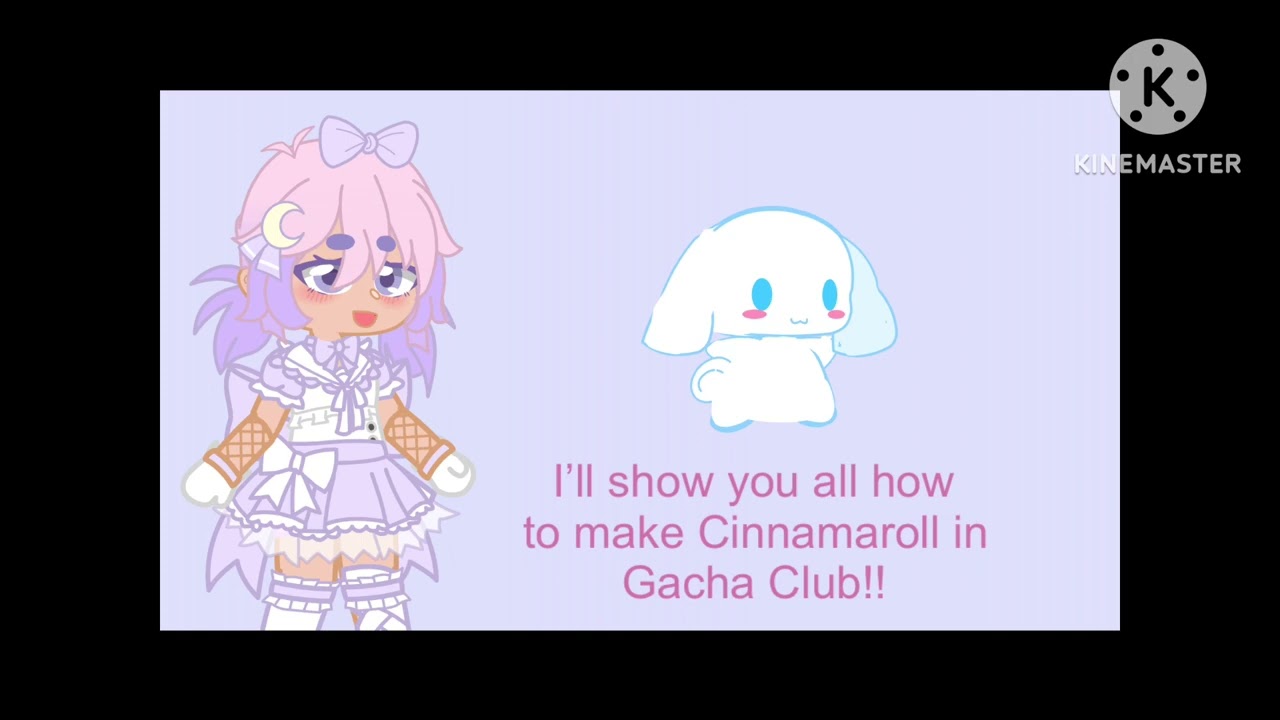 How to make Cinnamoroll on Gacha Club! [TUTORIAL] 