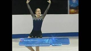 Katrina Hacker USA - 2009 Junior World Figure Skating Championships Short Program