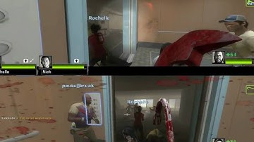 Left 4 Dead 2: Splitscreen Gameplay [2 Ps2 Controllers] HD 720p