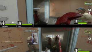 Left 4 Dead 2: Splitscreen Gameplay [2 Ps2 Controllers] HD 720p
