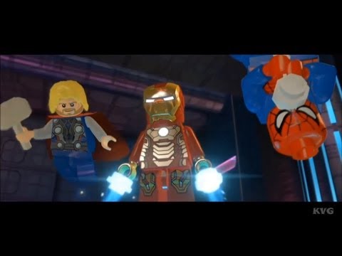 LEGO Marvel Super Heroes All Cutscenes Movie HD