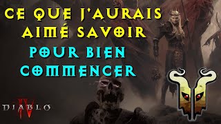 [Diablo 4] Ce que jaurais voulu savoir. Conseils pour bien commencer son aventure