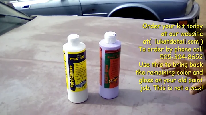 Help My Car Is UGLY! This The Best Old Auto Paint Restorer Polish It Has No Wax!