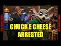 Chuck E  Cheese Mascot Arrested for Credit Card Fraud in Front of Kids | Police Bodycam