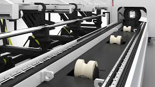 Fully automatic automatic loading and unloading fiber laser tube cutting machine Wealth