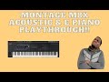Yamaha montage m8x pianoep piano sounds playthrough  all playing no talking