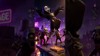 Ghostface Delivering Pizza During the Zombie Apocalypse #shorts #animation