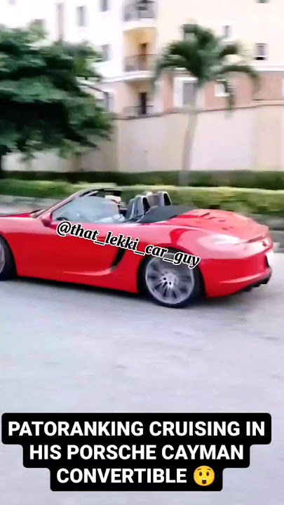 what's the model of this cayman convertible? 😲 @patoranking #fypシ #viral #car #carlovers #car