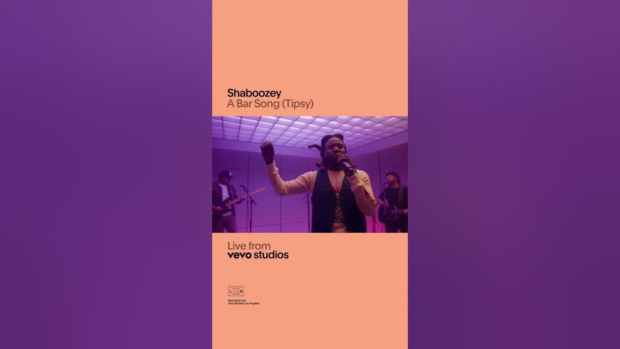 Shaboozey - A Bar Song (Tipsy) | Live From Vevo Studios Shaboozey - A Bar Song (Tipsy) | Live From Vevo Studios