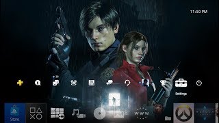 Resident Evil 2 Remake Pre Order Theme PS4