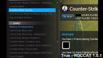 True - ROCCAT 1.0.1 ( STEAM GUI ) / Steam Skin