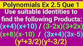 Expand Each Of The Following Using Suitable Identities X 2y 4z 2 2x Y Z 2 2x 3y 2z 2 Youtube Expand Each Of The Following Using Suitable Identities X 2y 4z 2 2x Y Z 2 2x 3y 2z 2 Youtube
