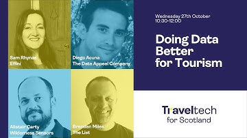 Doing Data Better for Tourism Event, 27 October 2021