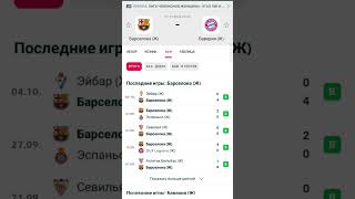 Барселона - Бавария прогноз