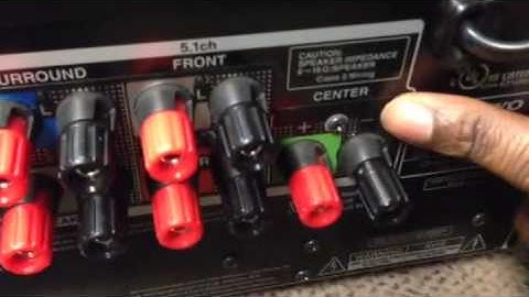 Speaker connection video