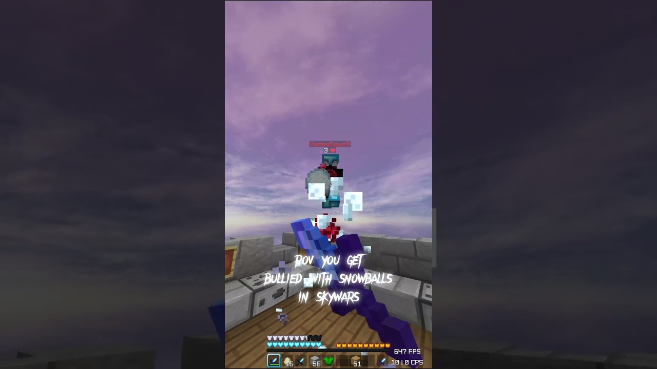 ❄️Hypixel Skywars - POV You Get Bullied With Snowballs❄️