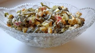 Салат из морской капусты рецепт
