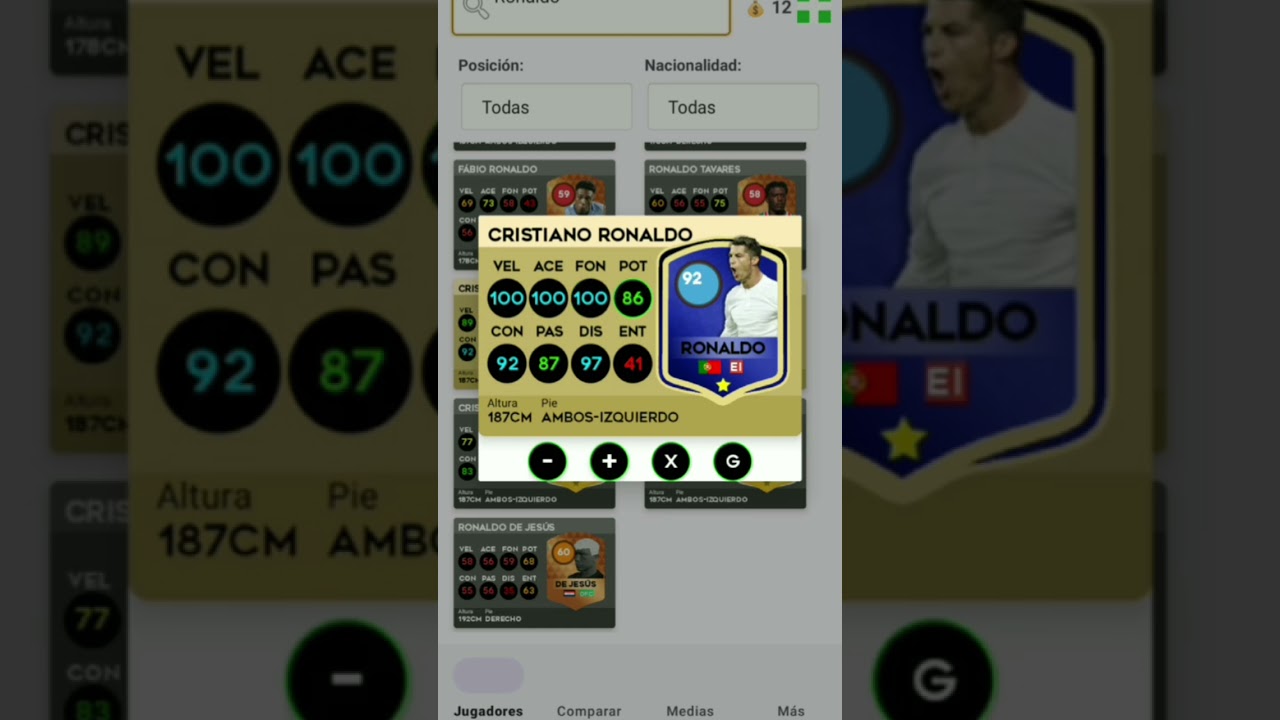dls 26 Ronaldo champion full max 98 