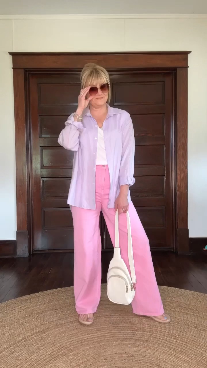21 Feminine Pale Pink Pants Outfits - Styleoholic