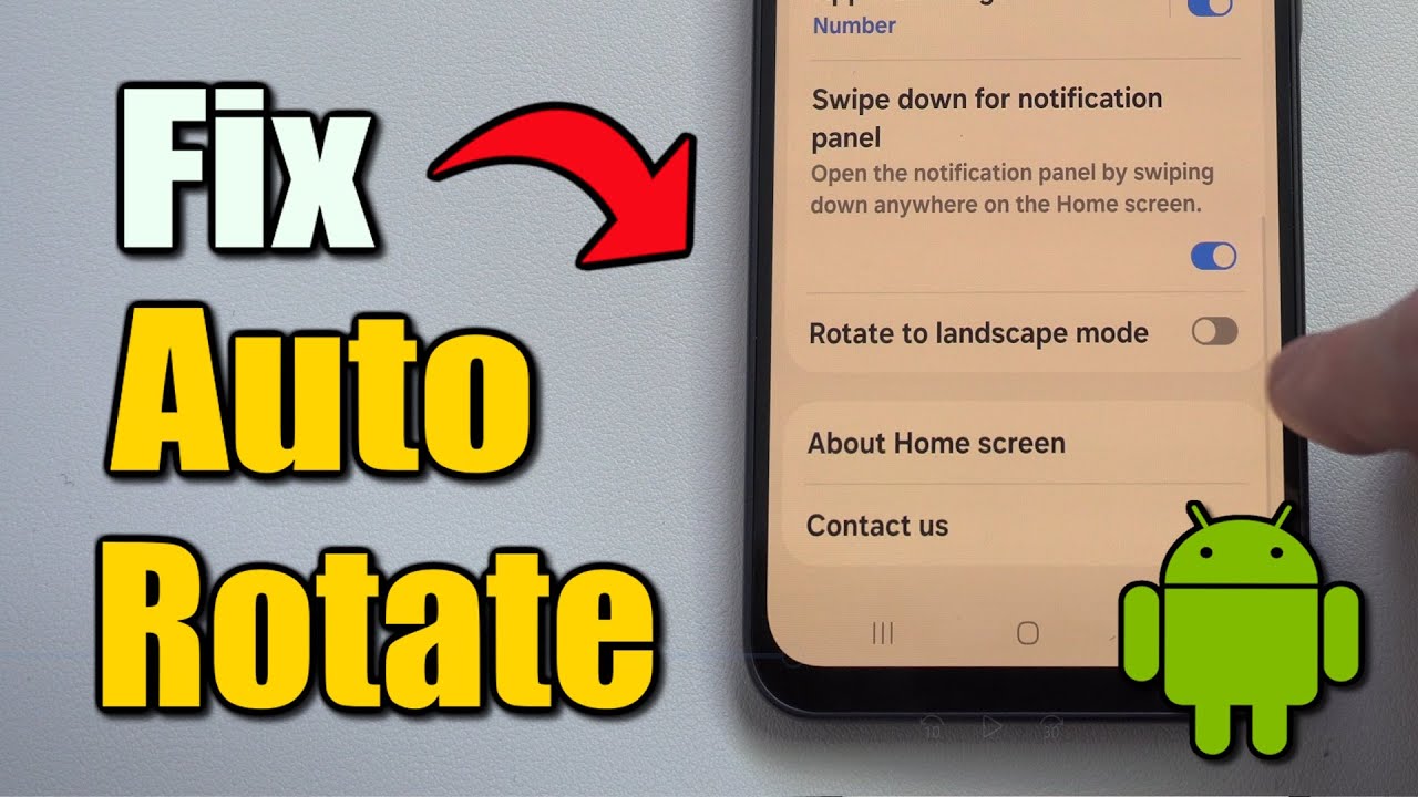 How to Fix Auto Rotate Not Working on Android Phone (Easy Tutorial ...