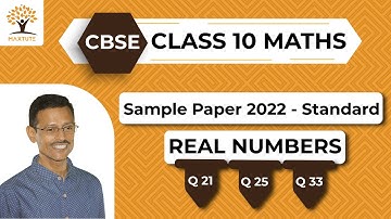 Real Numbers Multiple Choice Questions (MCQ) | CBSE Class 10 Sample Paper Standard
