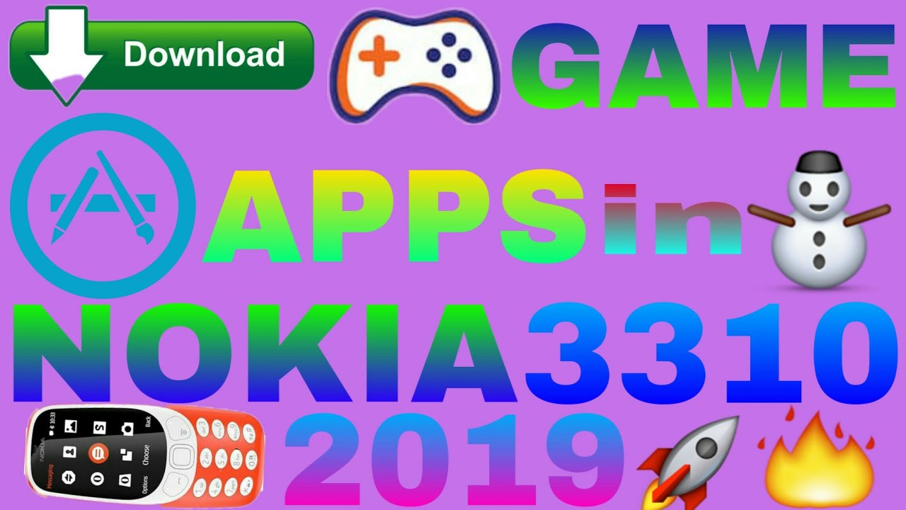 How to download games and apps in Nokia 3310 🌟 - YouTube