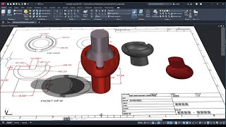 Ball & Socket Joint in Autocad